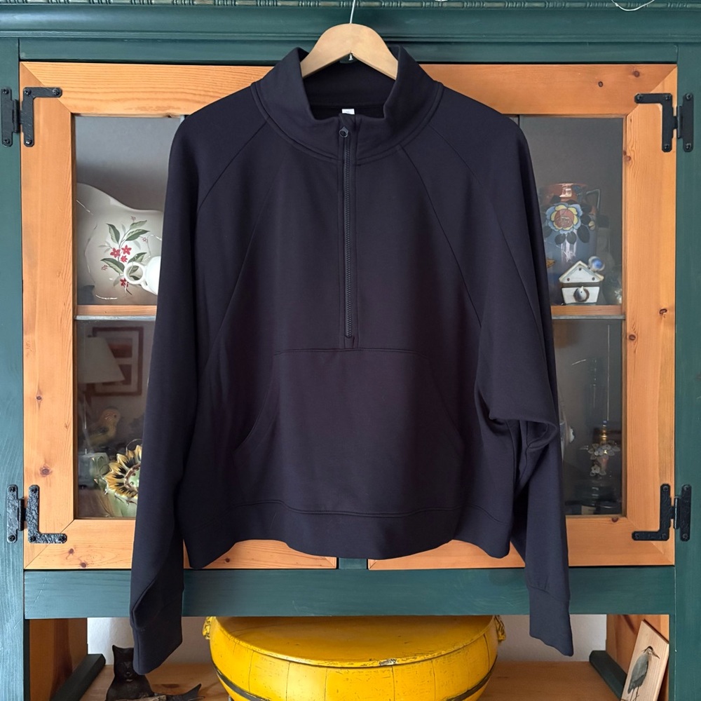Z by Zella Cozy Knit Half-Zip Sweatshirt